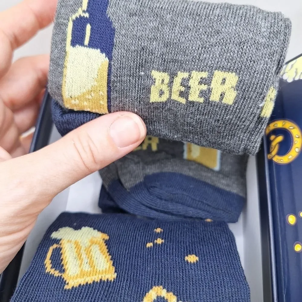 Beer crew socks Lords rocks ALE OF TWO CITIES box bundle pack